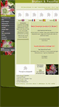 Mobile Screenshot of blumen-passiflora.de